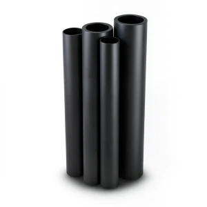أنابيب HDPE الراجحي PE 80 ضغط 8 بار قطر 500 مم سمك 45.5 مم لون أسود