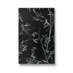 German Wall Decoration, black color, Leaf-patterned design, size 10 x 0.53 metres, model 10388-15