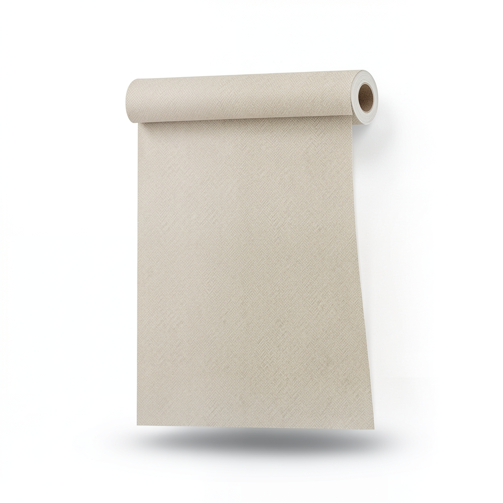 Modern Wallpaper 15.6m×100cm Light Brown Color