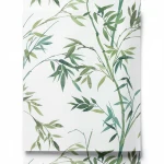 German wallpaper, green color, Leaf-patterned design, size 10 x 0.53 meters, model 10388-07