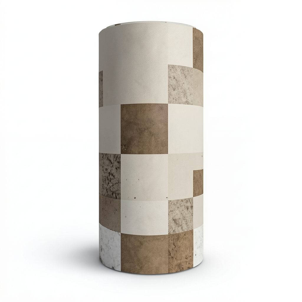 Modern Wallpaper 15.6m×100cm Beige with Brown