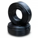 أنابيب HDPE الراجحي  PE 63 ضغط 10 بار قطر خارجي 50 مم سمك 4.6 مم لون اسود