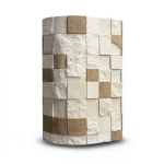 Modern Wallpaper 15.6m×100cm Beige with Brown