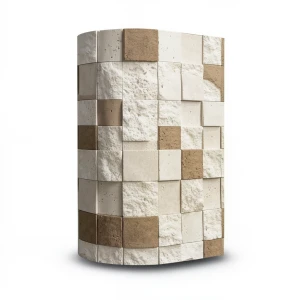 Modern Wallpaper 15.6m×100cm Beige with Brown