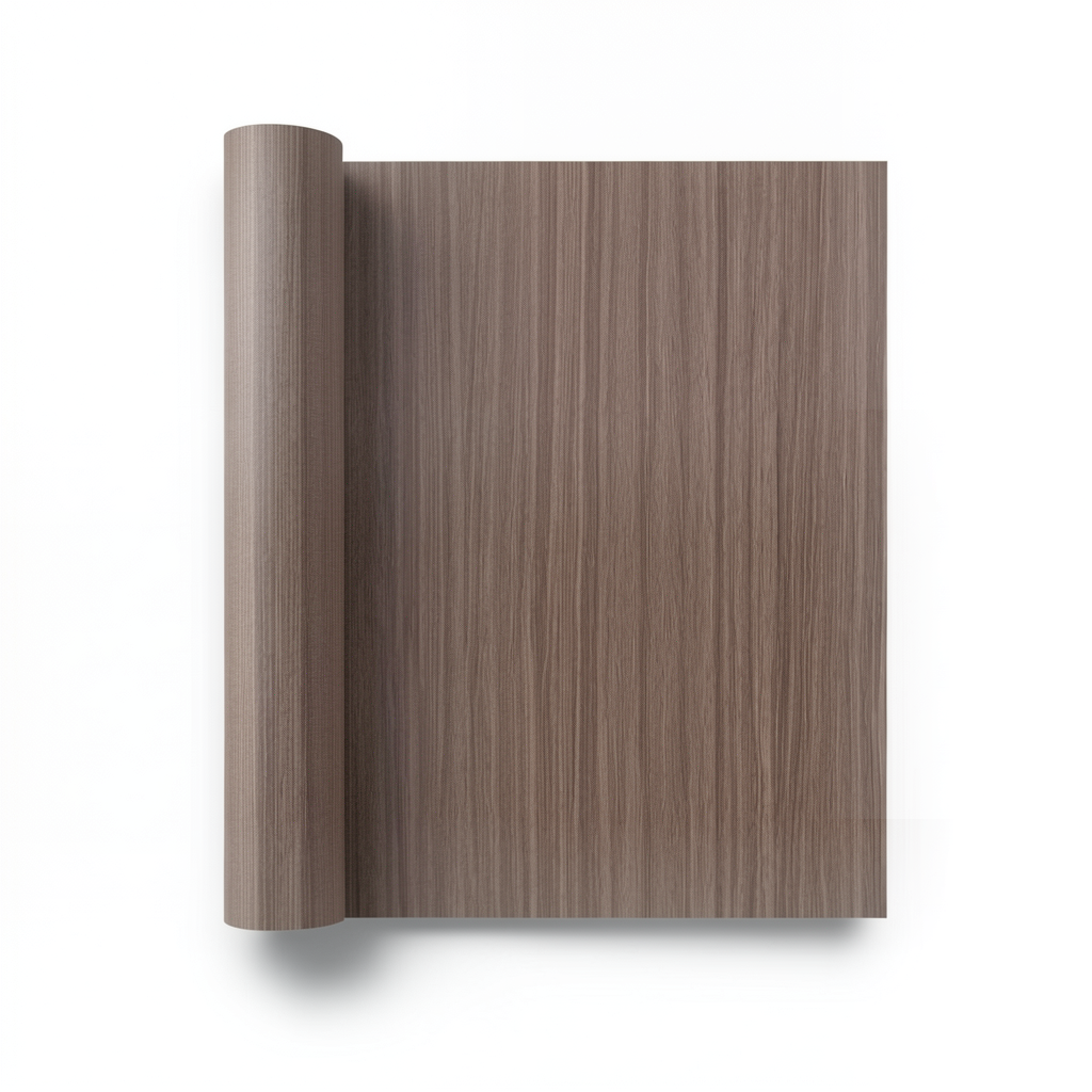 Wallpaper Striped Design Size 15.6m×106cm Brown Color