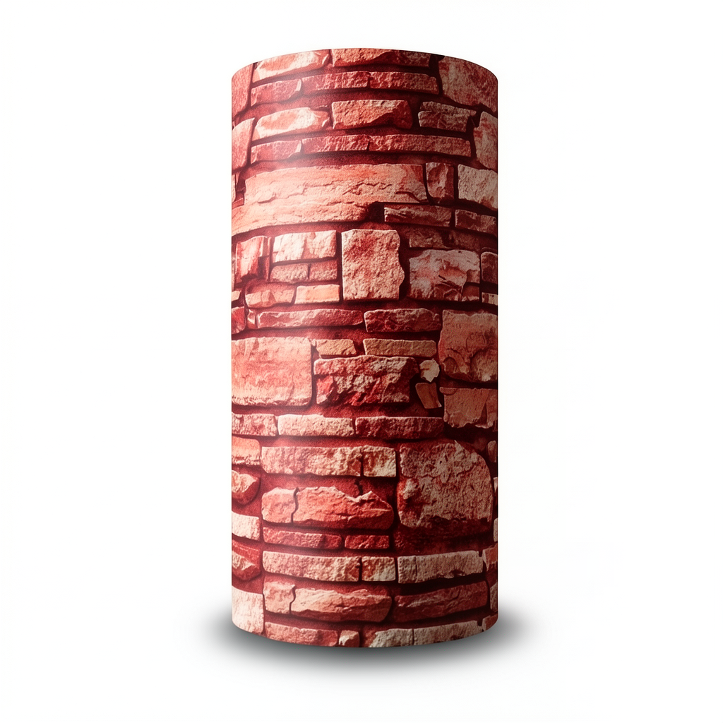 Modern Wall Decoration 15.6m×100cm Red Color