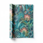 Leaf-patterned Wallpaper Length 10 m, width 0.53 m, multicolored, model 10390-19
