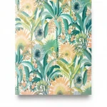 German Wallpaper Multi-colored Leaf-patterned design, size 10 x 0.53 meters, model 10390-18