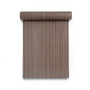 Wallpaper Striped Design Size 15.6m×106cm Brown Color