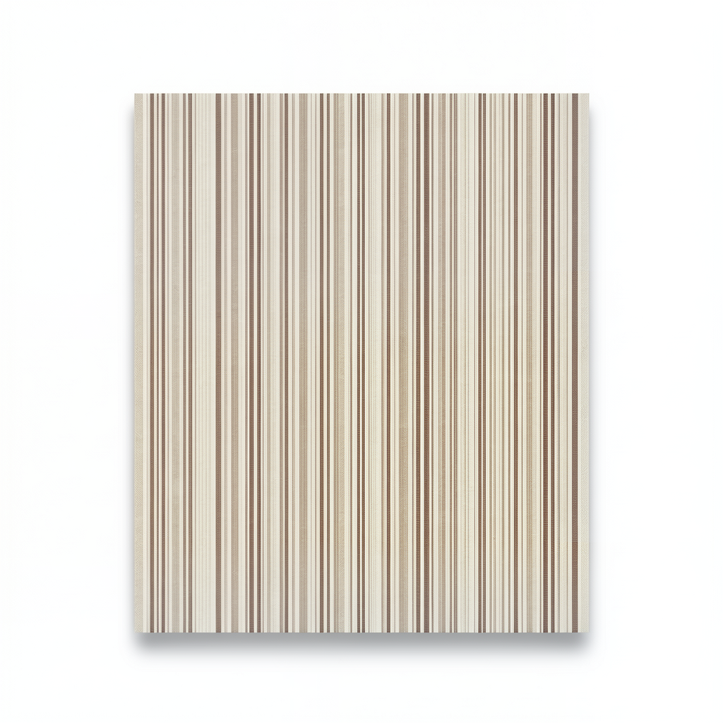 ورق حائط تصميم مقلم 15.6 م×100 سم بيج مقلم بني