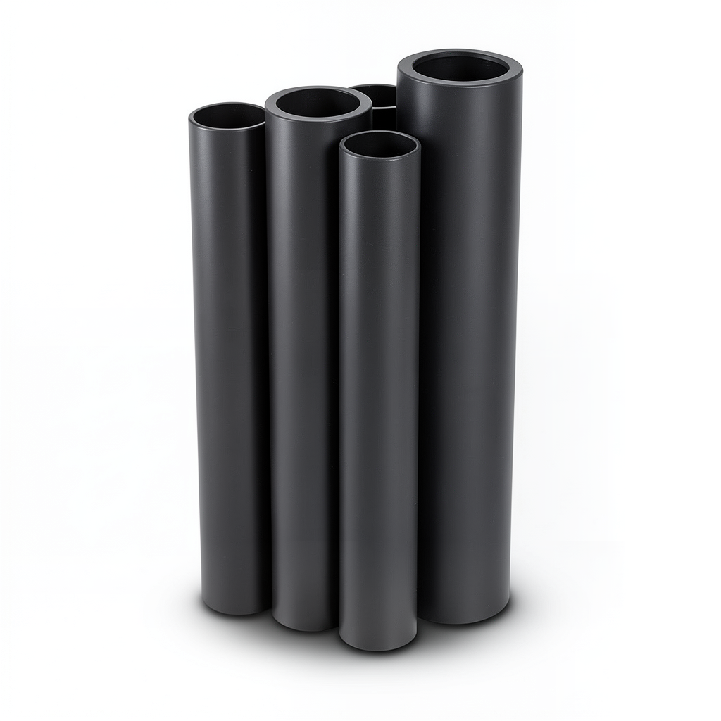 مواسير HDPE PE 80 ضغط 3.2 بار قطر خارجي 1600 مم سمك 39.2 مم لون اسود