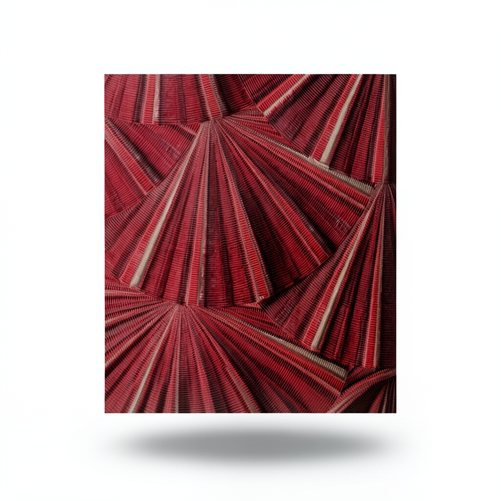 3D Wallpaper Size 15.6m×106cm Red Color