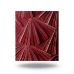 3D Wallpaper Size 15.6m×106cm Red Color