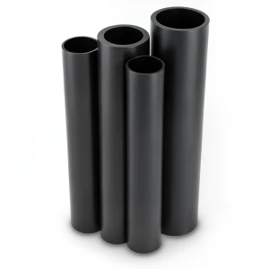 مواسير HDPE PE 80 ضغط 3.2 بار قطر خارجي 800 مم سمك 19.6 مم لون اسود