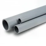 مواسير UPVC الوطني جدول 80  مقاس ½ 1  إنش سمك 5.08 مم لون رمادي