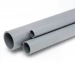 UPVC Pipes National Kham Schedule 80  Size 8 inch Thickness 12.7 mm Gray Colour