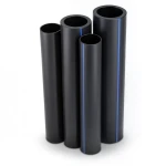 HDPE Pipes PE 80 Pressure 3.2 Bar Outside Diameter 1000 mm Thickness 24.5 mm Black