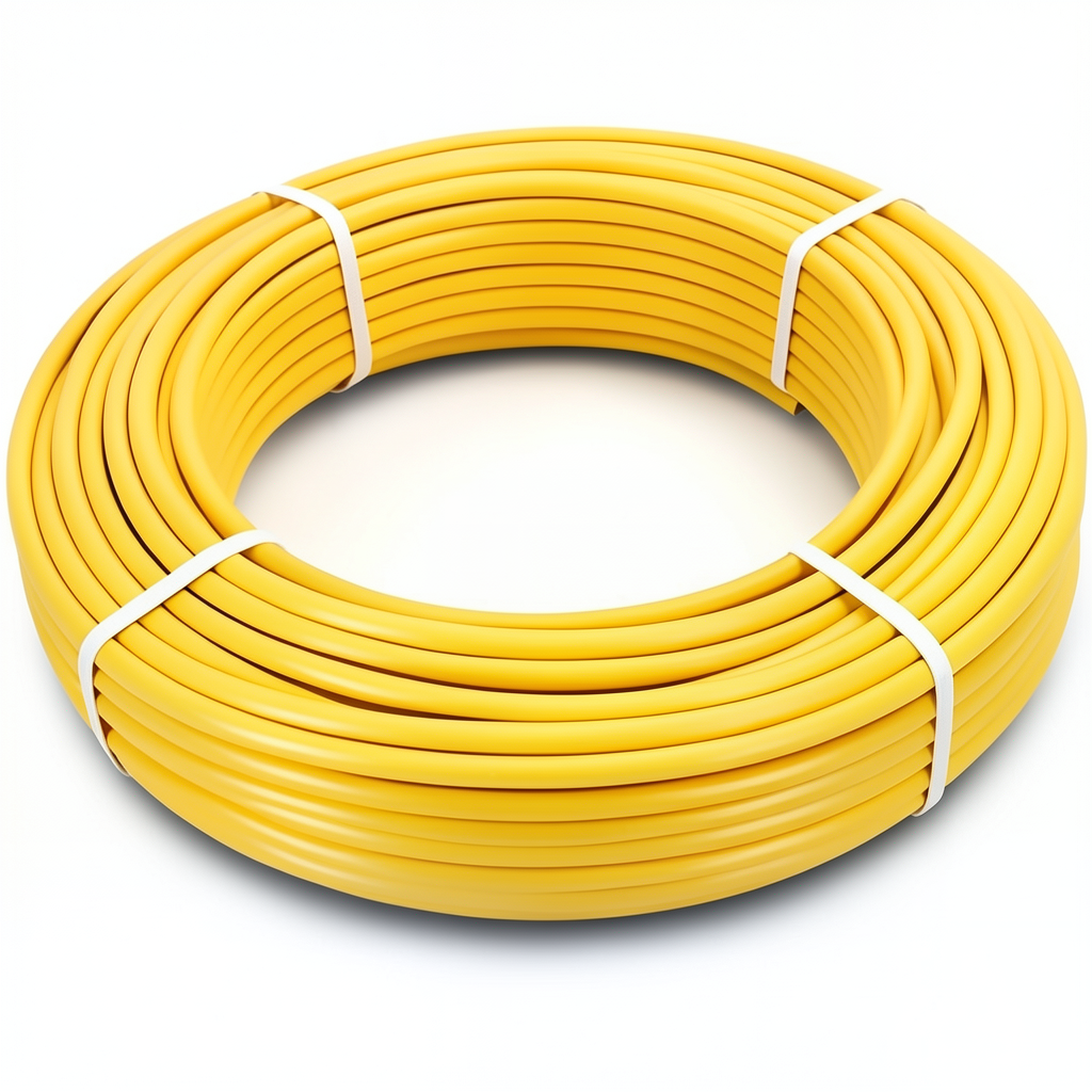 HDPE Pipes PE 100 Pressure 10 Bar Outside Diameter 63 mm Thickness 5.8 mm Yellow