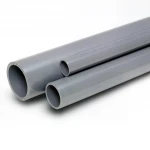 UPVC Pipes National Kham Schedule 80  Size 5 inch Thickness 9.52 mm Gray Colour