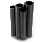 HDPE Pipes PE 100 Pressure 10 Bar 500 mm Diameter 45.5 mm Thickness Black