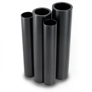 HDPE Pipes PE 100 Pressure 10 Bar 500 mm Diameter 45.5 mm Thickness Black