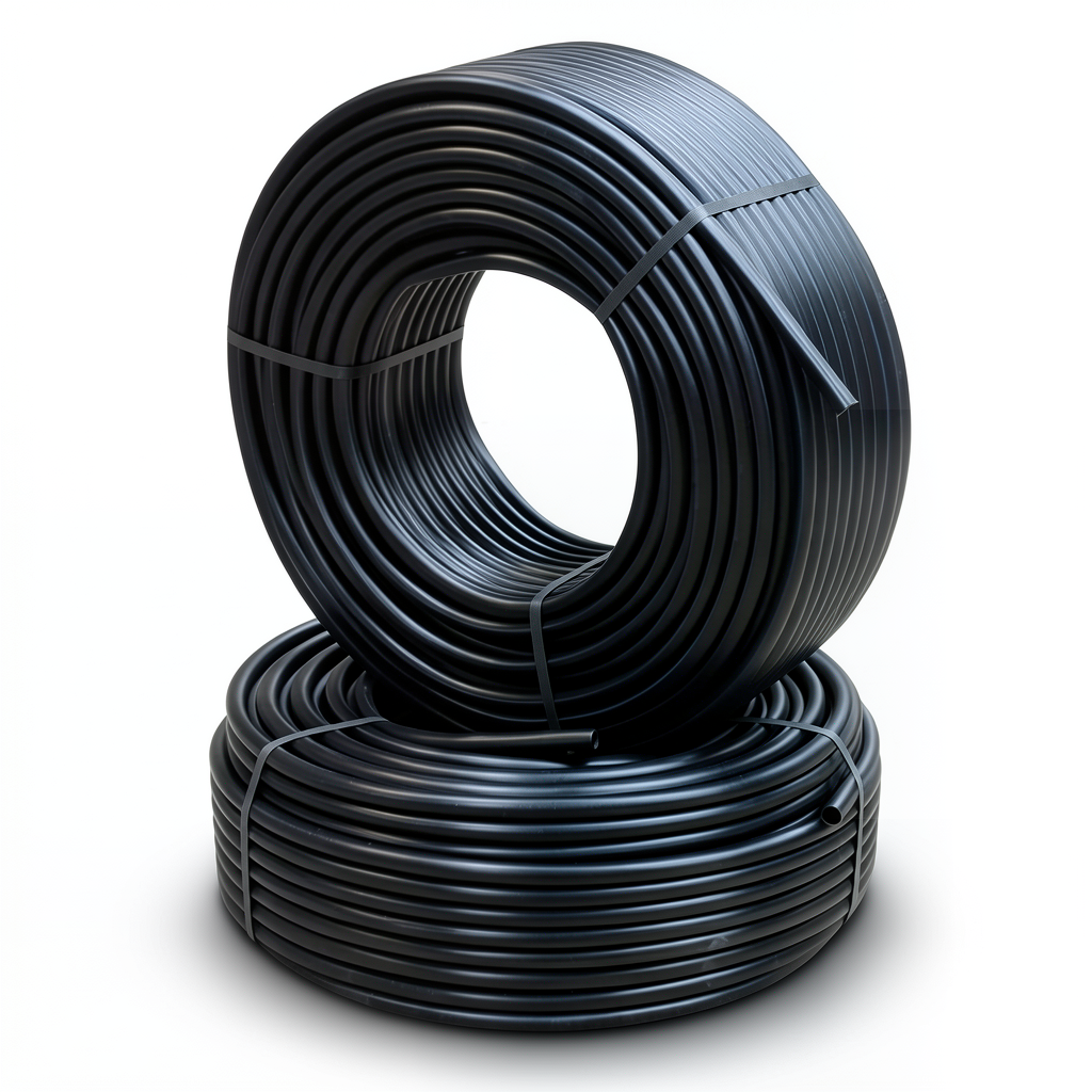 أنابيب HDPE PE 100 ضغط 10 بار قطر خارجي 63 مم سمك 5.8 مم لون أسود