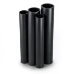 مواسير HDPE PE 100 ضغط 10 بار قطر خارجي 450 مم سمك 40.9 مم لون أسود