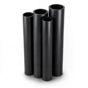 مواسير HDPE PE 100 ضغط 10 بار قطر خارجي 450 مم سمك 40.9 مم لون أسود