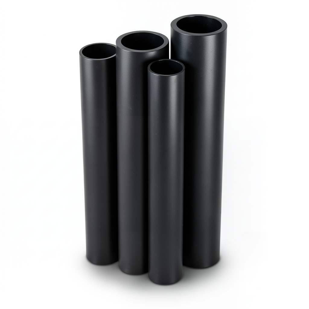 HDPE Pipes PE 100 Pressure 10 Bar Outside Diameter 450 mm Thickness 40.9 mm Black