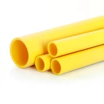HDPE Pipes PE 100 Pressure 10 Bar Outside Diameter 630 mm Thickness 57.3 mm Yellow