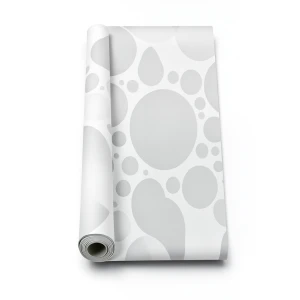 3D Design Wallpaper Length 10m Width 53cm White Gray