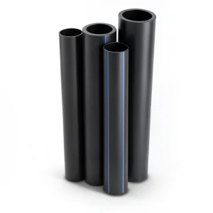 HDPE Pipes PE 80 Pressure 8 Bar 450 mm Diameter 40.9 mm Thickness Black