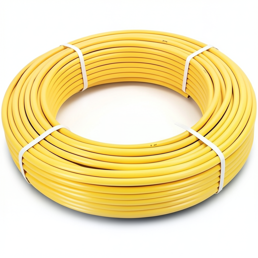HDPE Pipes PE 100 Pressure 10 Bar 75 mm OD 6.8 mm Thickness Yellow