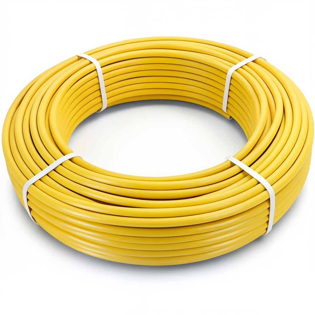 HDPE Pipes PE 80 Pressure 8 Bar Outside Diameter 63 mm Thickness 5.8 mm Yellow