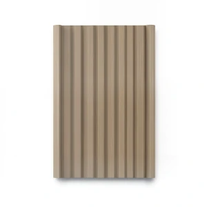 ورق جداري تصميم مقلم مقاس 15.6 م×106 سم لون بني فاتح