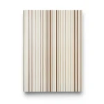 Wallpaper Striped Design Light Beige with Brown Stripes 15.6m×106cm
