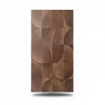 Geometric wallpaper, length 10 m, width 0.53 m, brown color, model 10392-11