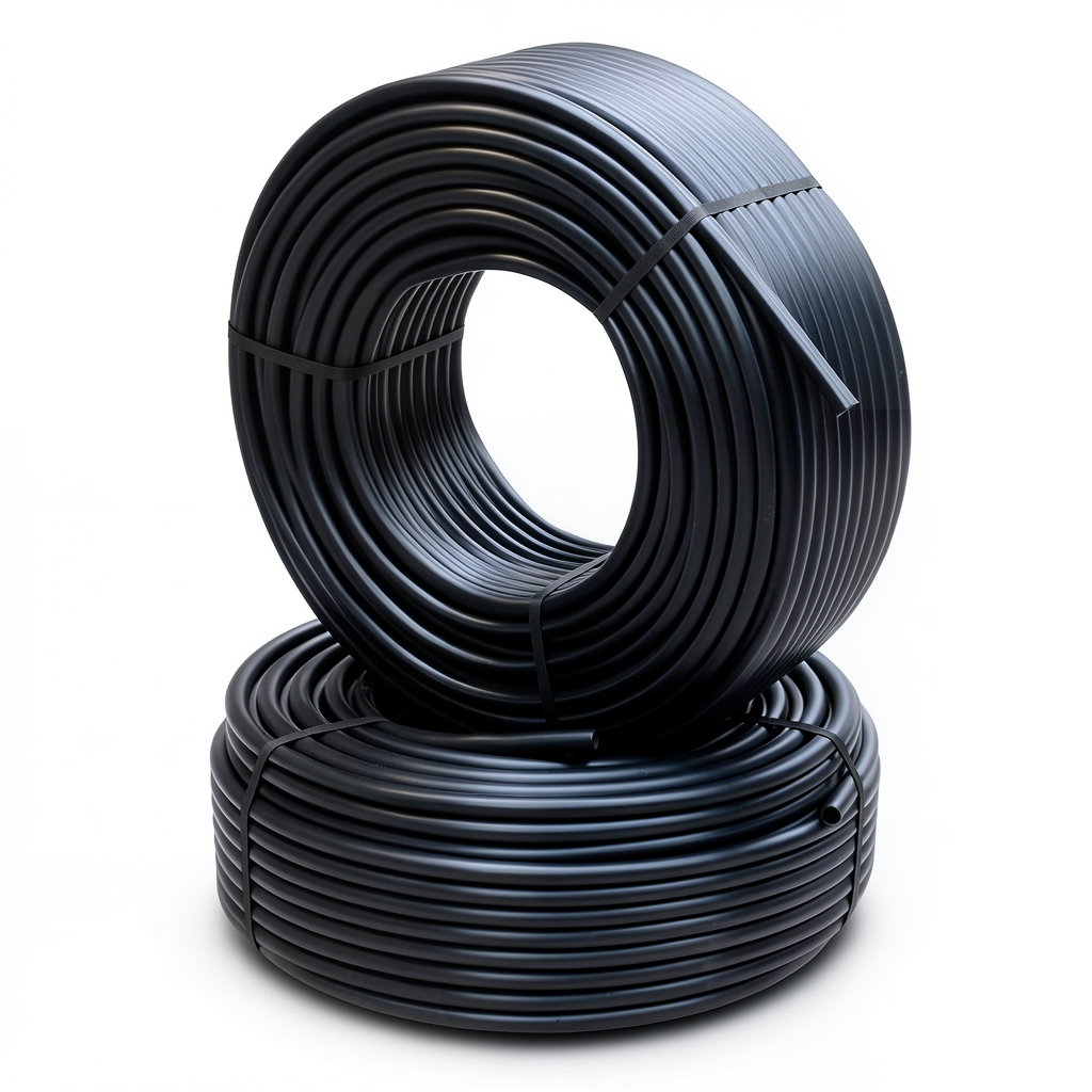Al-Rajhi HDPE Pipes PE 100 Pressure 10 Bar Outside Diameter 110 mm Thickness 10 mm Black
