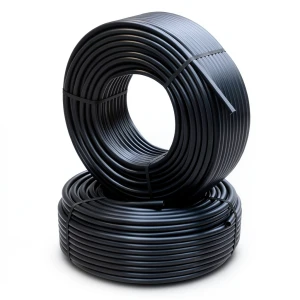 أنابيب HDPE الراجحي PE 100 ضغط 10 بار قطر خارجي 110 مم سمك 10 مم لون أسود