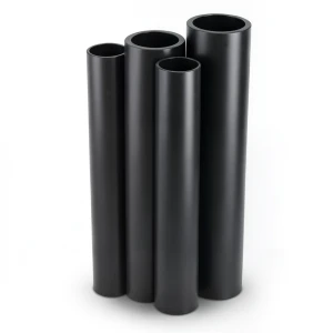 Al-Rajhi HDPE Pipes PE 80 Pressure 8 Bar 500 mm Diameter 45.5 mm Thickness Black