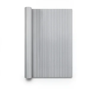Wallpaper Striped Design Gray Color Size 15.6m×106cm