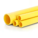 Al-Rajhi HDPE Pipes PE 80 Pressure 8 Bar 500 mm Diameter 45.5 mm Thickness Yellow