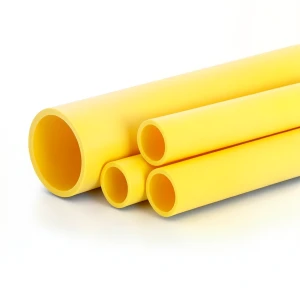 Al-Rajhi HDPE Pipes PE 80 Pressure 8 Bar 500 mm Diameter 45.5 mm Thickness Yellow