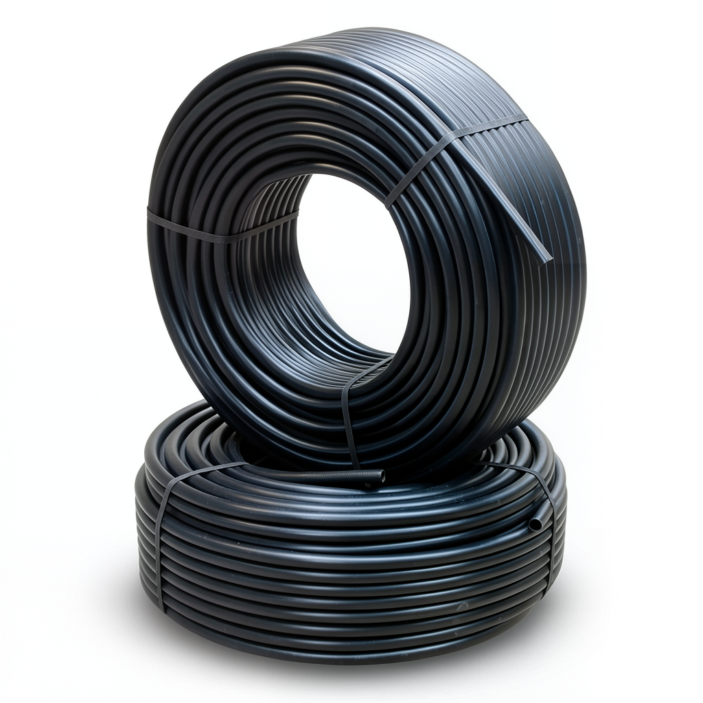 HDPE Pipes PE 80 Pressure 8 Bar Outside Diameter 110 mm Thickness 10 mm Black