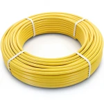 HDPE Pipes PE 80 Pressure 8 Bar Outside Diameter 110 mm Thickness 10 mm Yellow