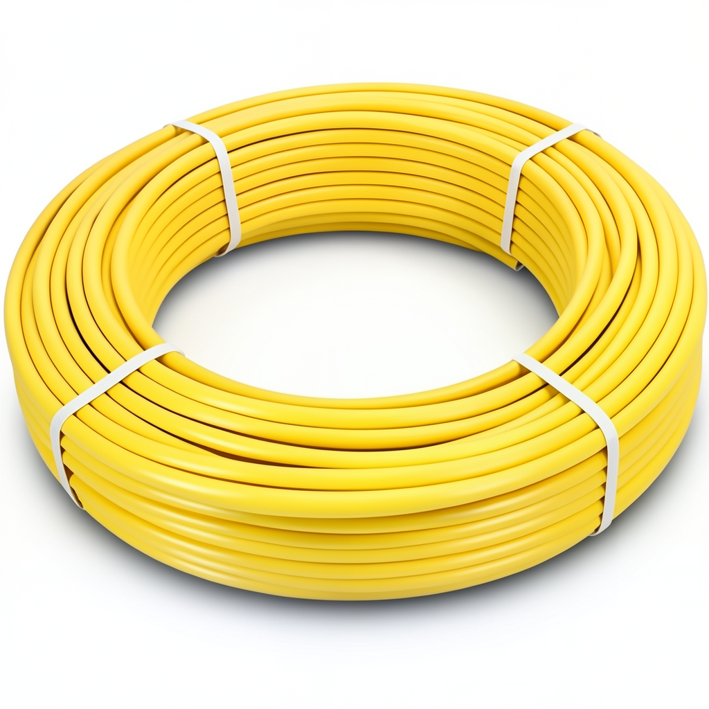 HDPE Pipes PE 100 Pressure 10 Bar 75 mm OD 6.8 mm Thickness Yellow