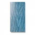 Leaf-patterned Wallpaper Length 10 m, Width 0.53 m, blue color, model 10391-19