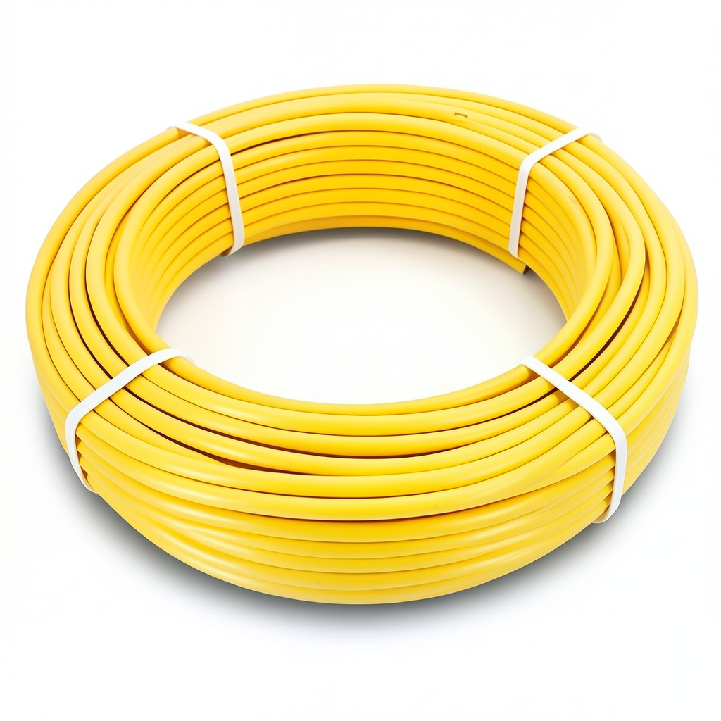 أنابيب HDPE الراجحي PE 100 ضغط 10 بار قطر خارجي 125 مم سمك 11.4 مم لون أصفر
