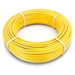 أنابيب HDPE الراجحي PE 100 ضغط 10 بار قطر خارجي 125 مم سمك 11.4 مم لون أصفر