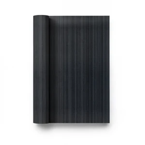 ورق حائط تصميم مقلم مقاس 15.6 م×100 سم لون اسود